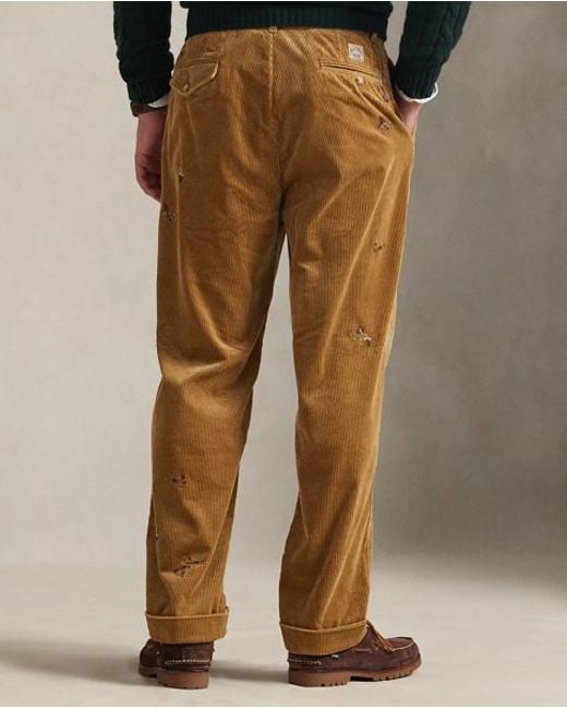 Polo Ralph Lauren Relaxed-Fit Hose Whitman Mit Stickerei in Brown für Herren