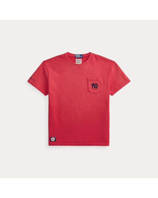 Polo Ralph Lauren Red Polo Ralph Lauren Lauren Yankees T-Shirt for men