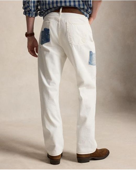 Ralph Lauren Natural Heritage Straight Distressed Jean for men