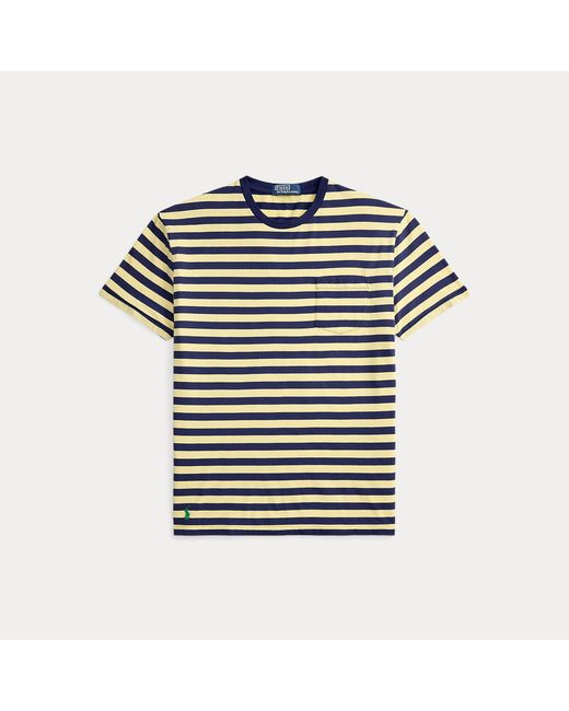 Ralph Lauren Brown Classic Fit Striped Jersey T-Shirt for men