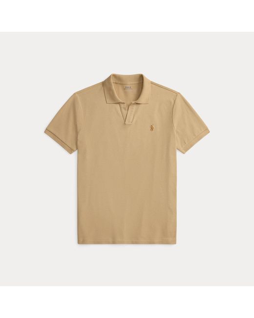 Polo Ralph Lauren Natural Custom Slim Fit Stretch Mesh Polo Shirt for men