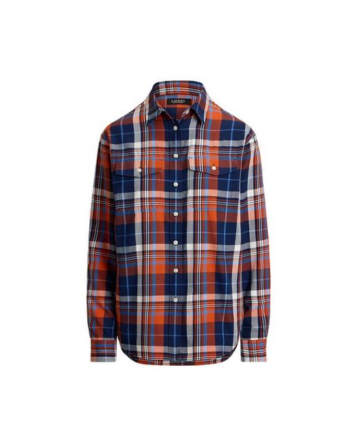 Ralph Lauren Blue Ralph Lauren Plaid Cotton Twill Shirt