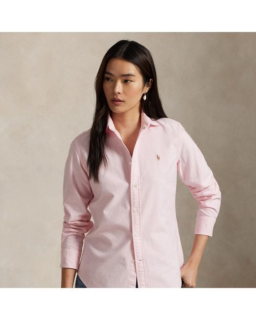 Chemise Oxford Slim Fit Ralph Lauren en coloris Pink