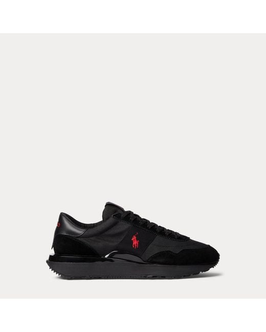 Polo Ralph Lauren Black Train 89 Low-Top Trainers for men