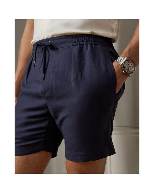 Ralph Lauren Multicolor Ralph Lauren Silk-Linen Short for men