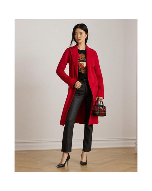 Ralph Lauren Red Ralph Lauren Coated High-Rise Straight Ankle Jean