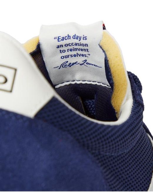 Polo Ralph Lauren Wildleder-Mesh-Sneaker Prl Trail 100 in Blue für Herren