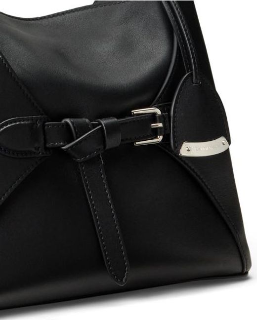Ralph Lauren Black The Ralph Calfskin Top Handle