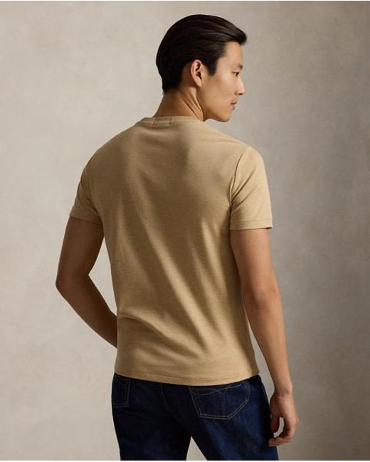 Polo Ralph Lauren Natural Custom Slim Fit Soft Cotton T-Shirt for men