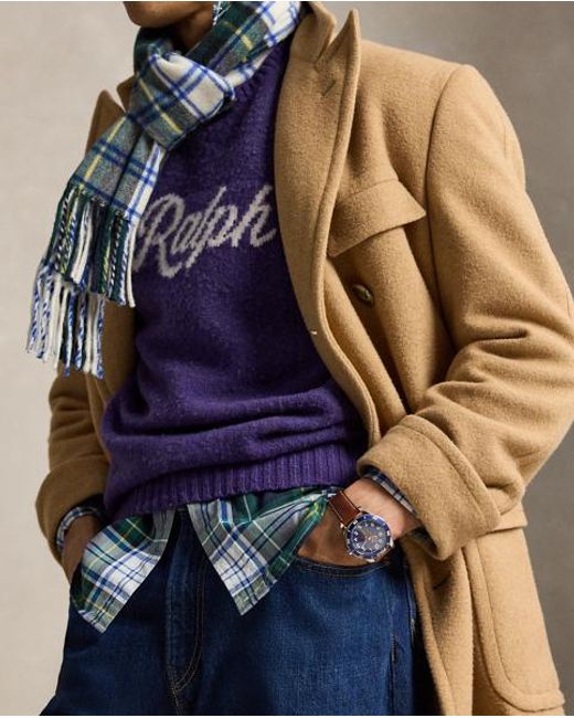 Polo Ralph Lauren Blue The Ralph Lauren Logo Jumper for men
