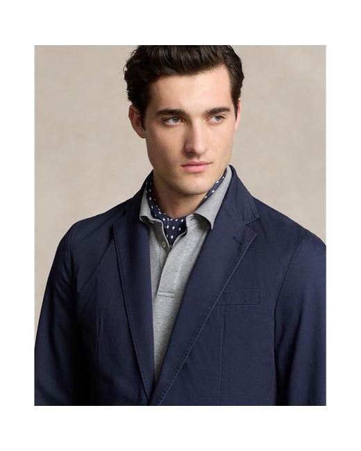 Polo Ralph Lauren Anzugjacke Polo Soft aus Stretch-Chino in Blue für Herren