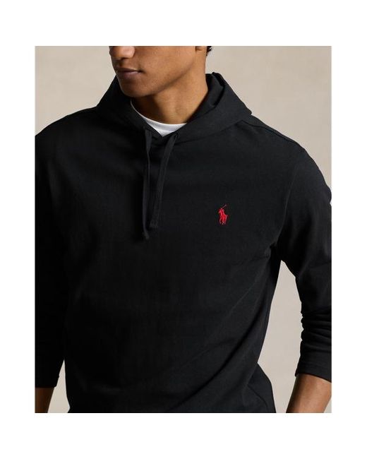 Polo Ralph Lauren Kapuzen-T-Shirt aus Jersey in Black für Herren