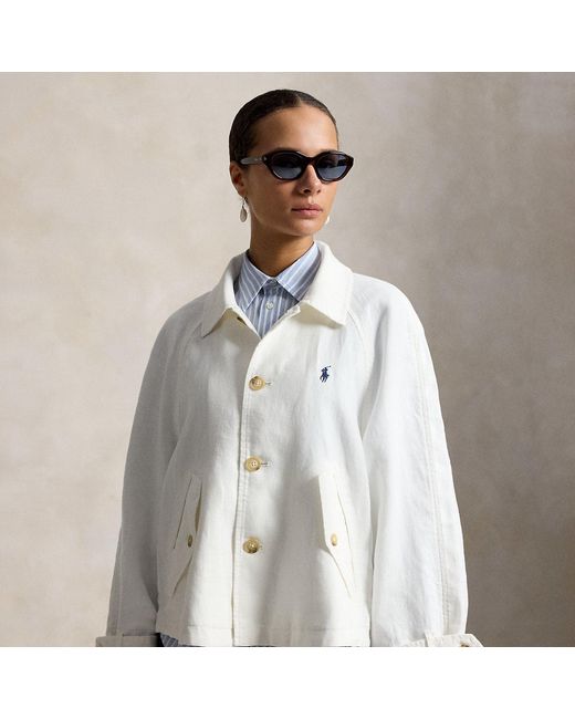 Polo Ralph Lauren White Linen Jacket