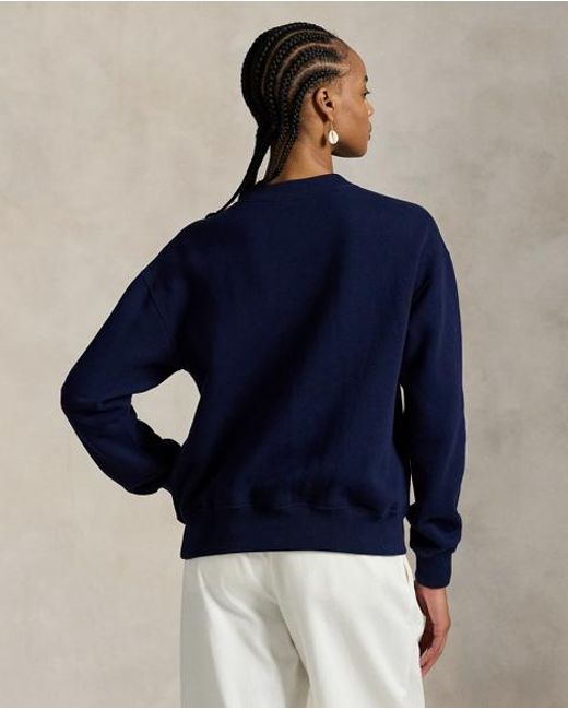 Polo Ralph Lauren Blue Fleece Crewneck