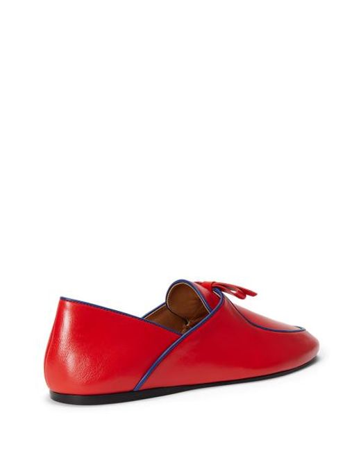 Polo Ralph Lauren Red Leather Polo Loafer
