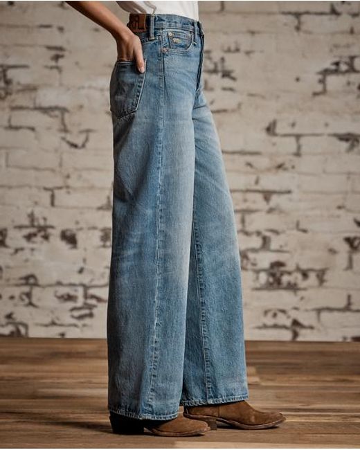RRL Blue Vintage Wide Fit Cluney Jean