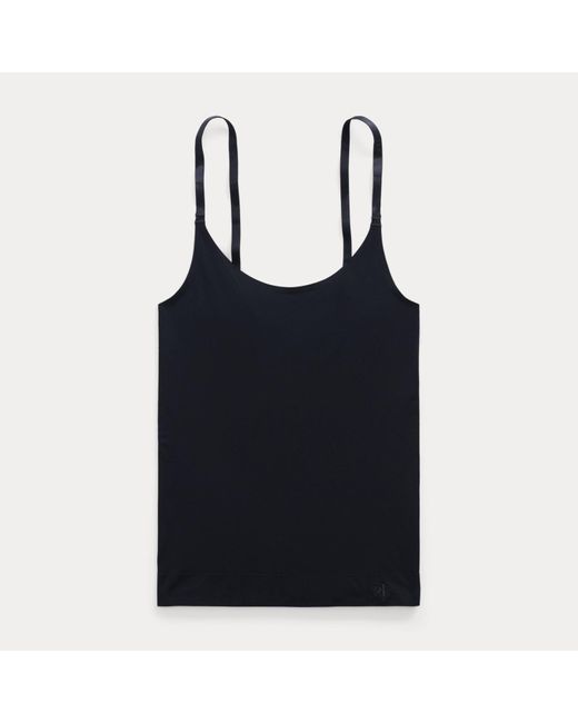 Ralph Lauren Black Seamless Scoopneck Camisole