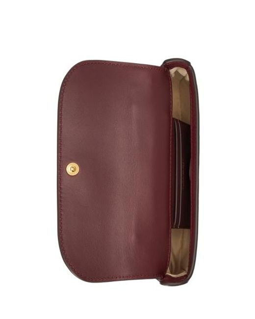 Ralph Lauren Blue Marcy Leather Crossbody Wallet