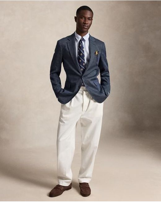 Polo Ralph Lauren Blue Polo Modern Fit Nailhead Blazer for men