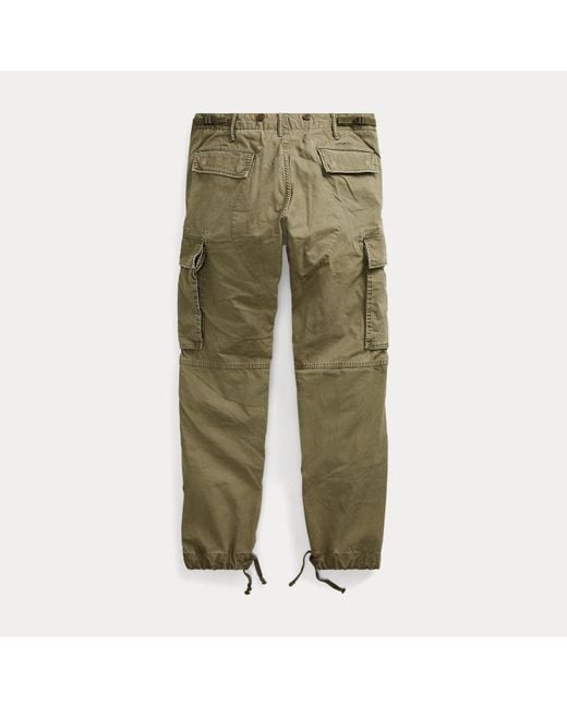 RRL Green Surplus Poplin Cargo Pant for men