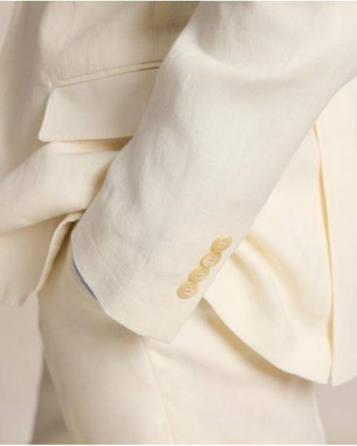 Ralph Lauren Natural Polo Soft Linen Suit Jacket for men