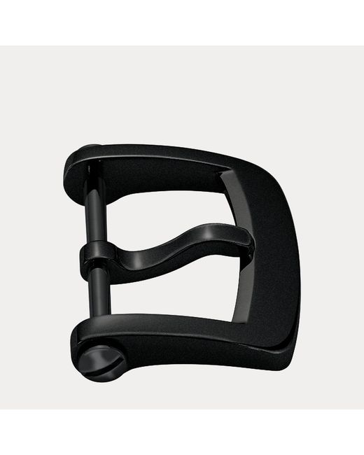 Ralph Lauren 18 Mm Black Steel Pin Buckle With Screw for men