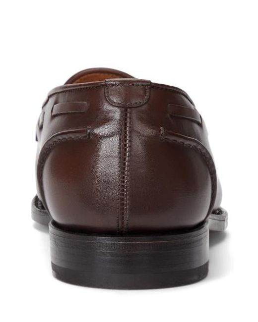 Ralph Lauren Luther Kalfsleren Loafer Met Kwastjes in het Brown voor heren