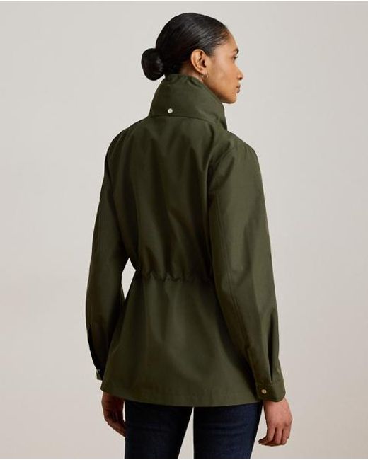 Ralph Lauren Green Hooded Funnelneck Anorak
