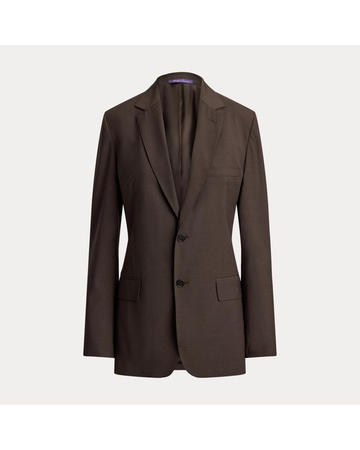 Ralph Lauren Black Marcy Wool-Blend Jacket