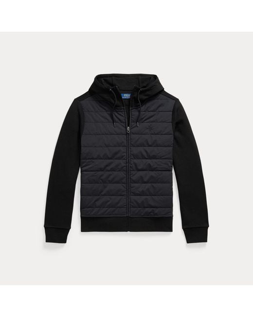 Polo Ralph Lauren Blue Hybrid Full-Zip Hoodie for men