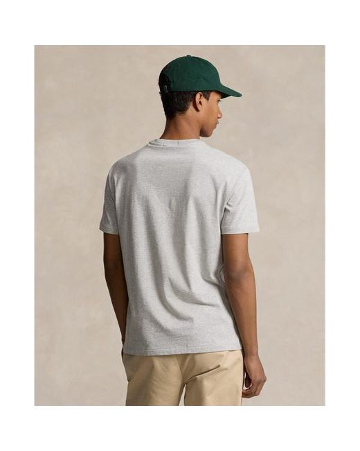 Polo Ralph Lauren Classic-Fit Jersey-T-Shirt mit Polo Bear in Gray für Herren