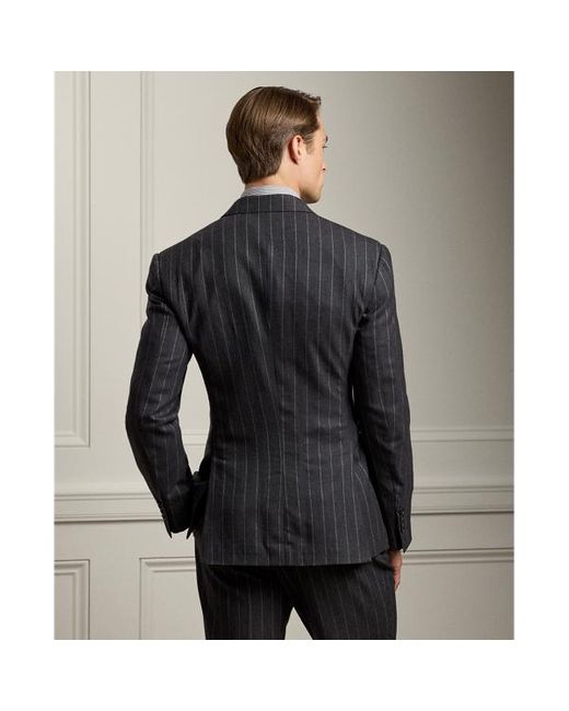 Ralph Lauren Black Kent Hand-tailored Pinstripe Suit for men