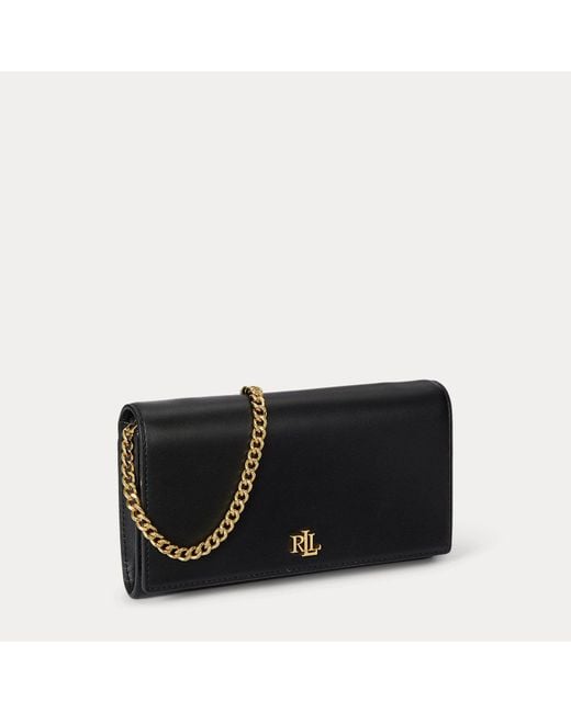 Ralph Lauren Black Ralph Lauren Leather Medium Adair Ii Crossbody