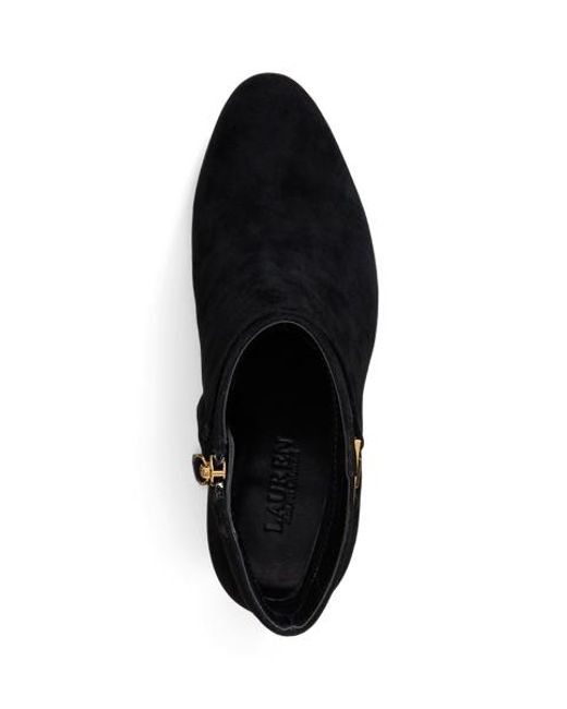 Bottines À Talon Kellie En Daim Ralph Lauren en coloris Black