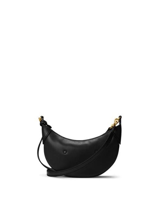 Polo Ralph Lauren Black Polo Id Leather Mini Chain Bag