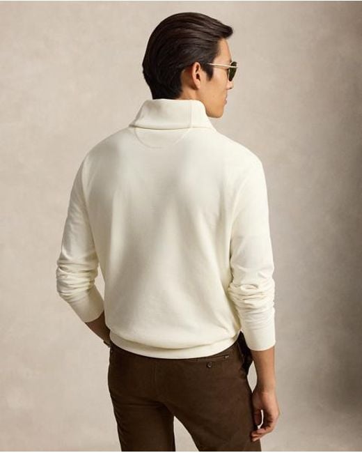 Polo Ralph Lauren Natural Luxury Jersey Shawl-Collar Pullover for men