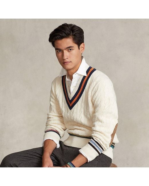 Pull de cricket en cachemire et coton Polo Ralph Lauren pour homme | Lyst