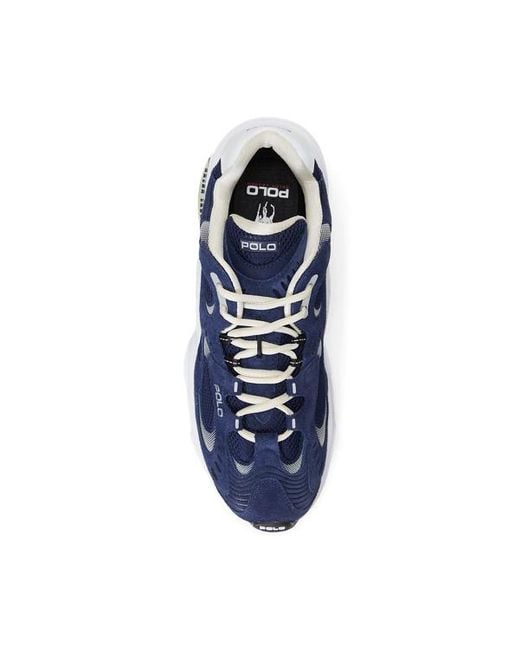Polo Ralph Lauren Modern Trainer 100 Sneaker in het Blue voor heren