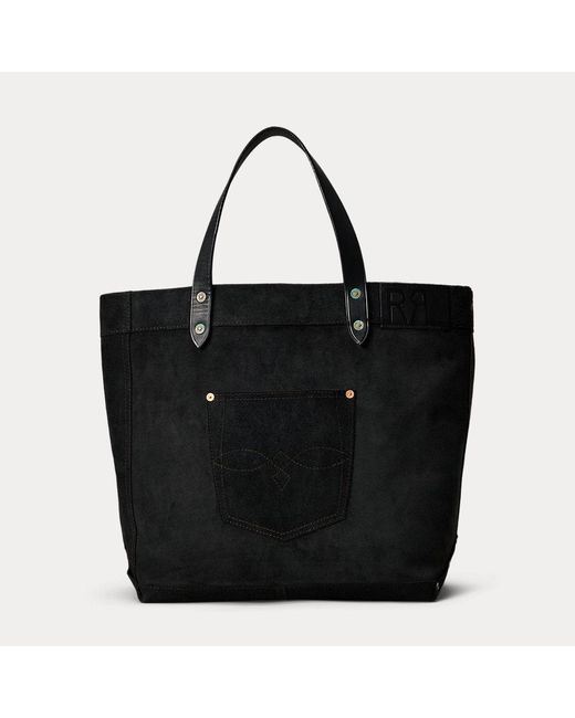 Cabas En Daim Brut En Édition Limitée RRL pour homme en coloris Black