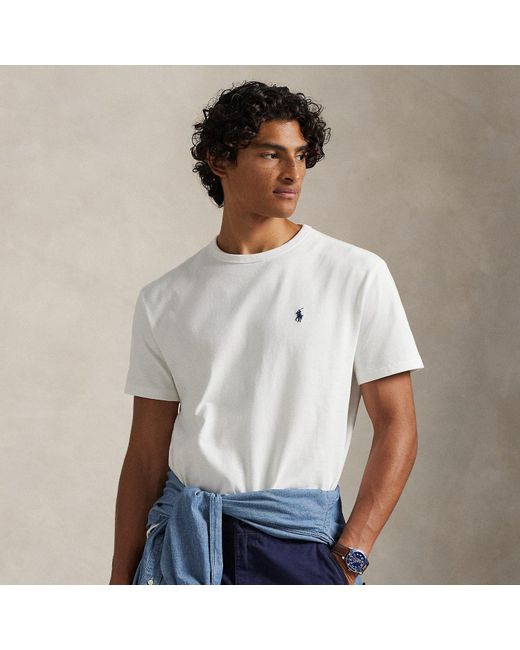 Polo Ralph Lauren White Classic Fit Heavyweight Jersey T-shirt for men