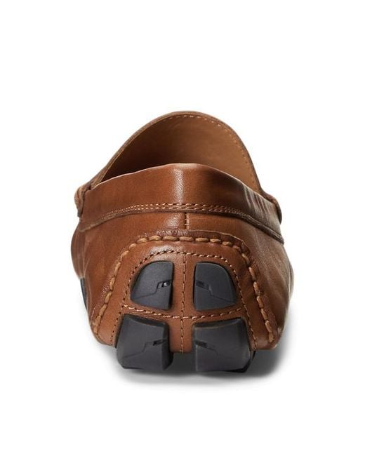 Polo Ralph Lauren Brown Anders Leather Driver for men