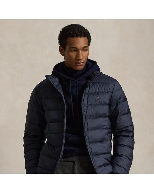 Polo Ralph Lauren Blue The Colden Packable Down Jacket for men
