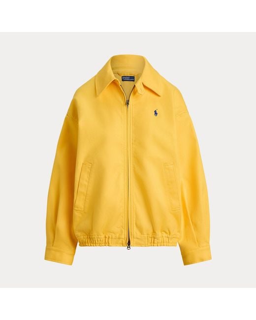 Polo Ralph Lauren Metallic Oversized Cotton Windbreaker