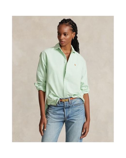 Camisa oxford Relaxed Fit de algodón Polo Ralph Lauren de color Green