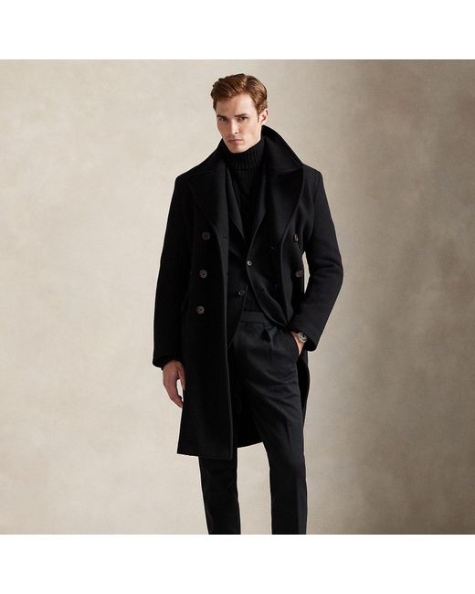 Polo Ralph Lauren Black Double-Knit Suit Trouser for men