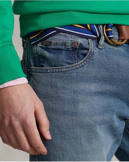 Polo Ralph Lauren Blue Sullivan Slim Stretch Jean for men