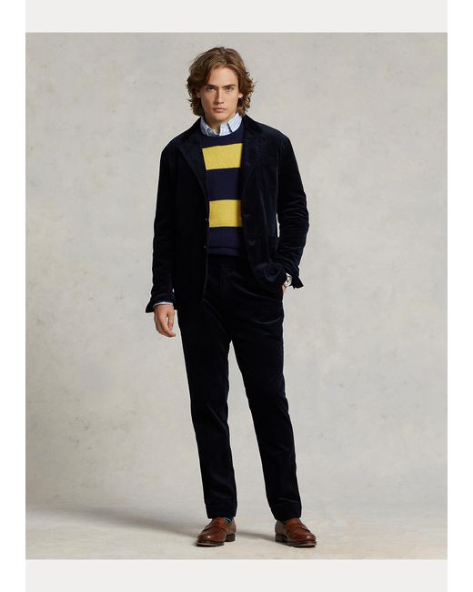 Veste de costume en velours côtelé Polo Ralph Lauren pour homme en coloris  Bleu | Lyst