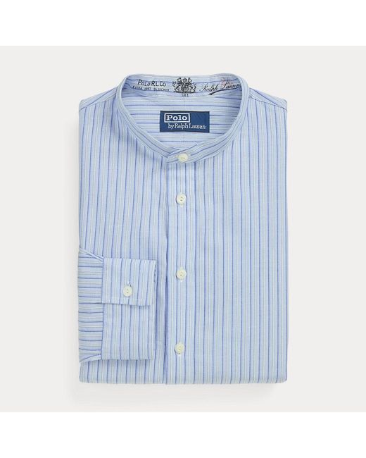 Polo Ralph Lauren Blue Classic Fit Striped Shirt for men