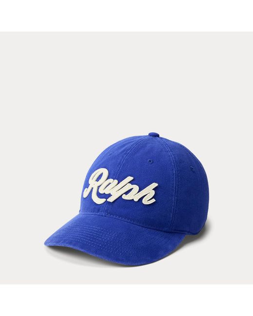 Polo Ralph Lauren Blue The Ralph Lauren Logo Twill Ball Cap for men