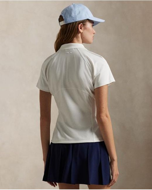 Polo Slim Fit Con Cremallera Corta Ralph Lauren de color Brown